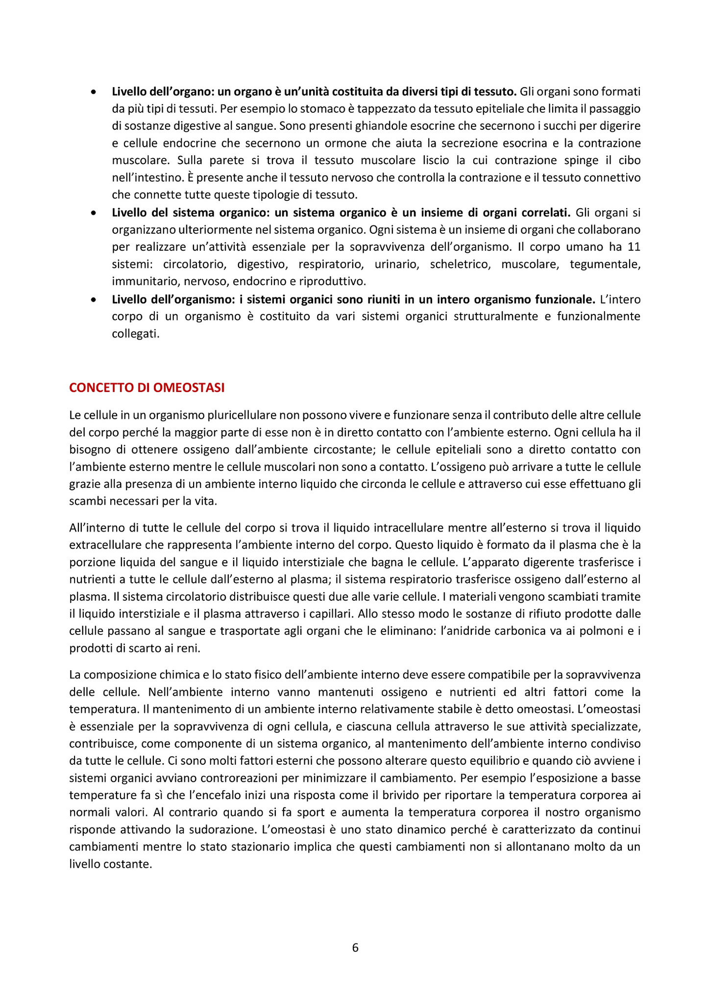 Fisiologia Umana