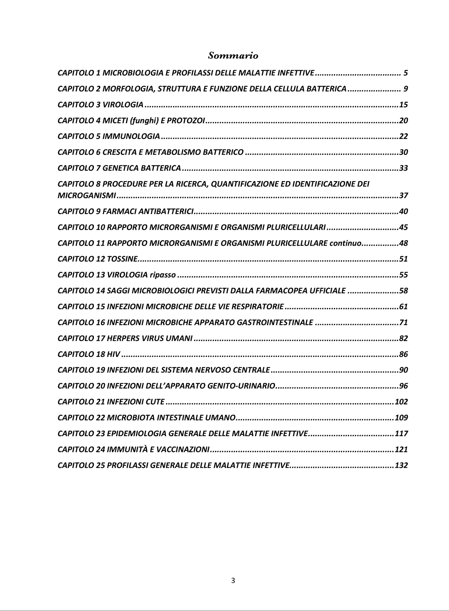 Microbiologia e Profilassi delle Malattie Infettive