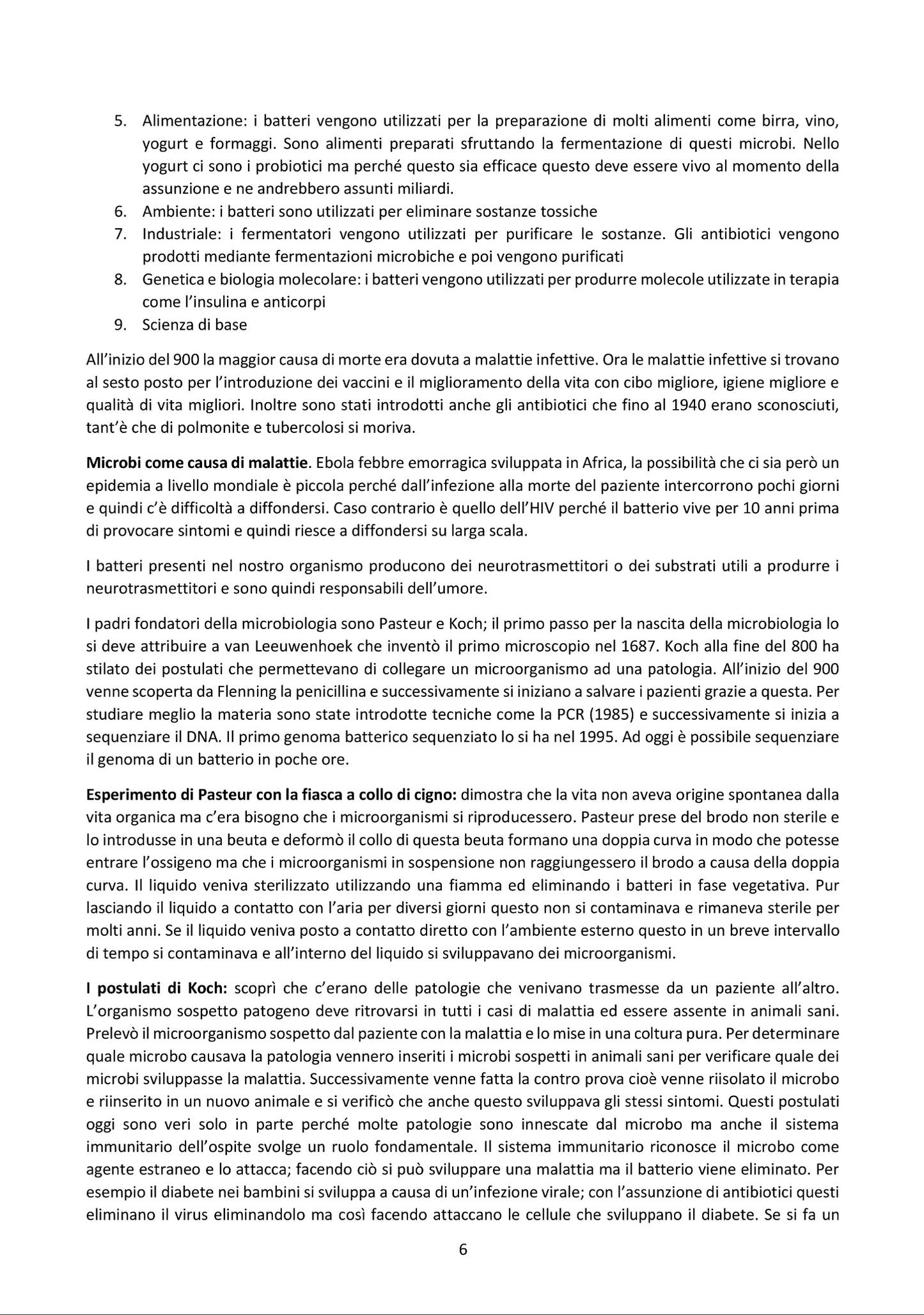 Microbiologia e Profilassi delle Malattie Infettive