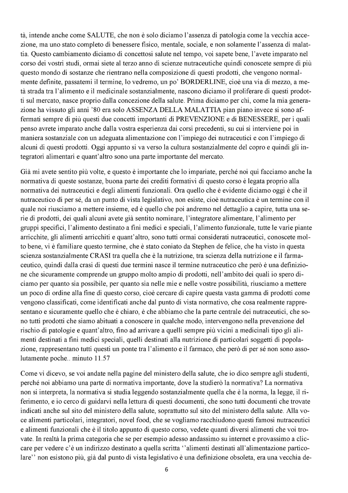 Nutraceutici ed Alimenti Funzionali