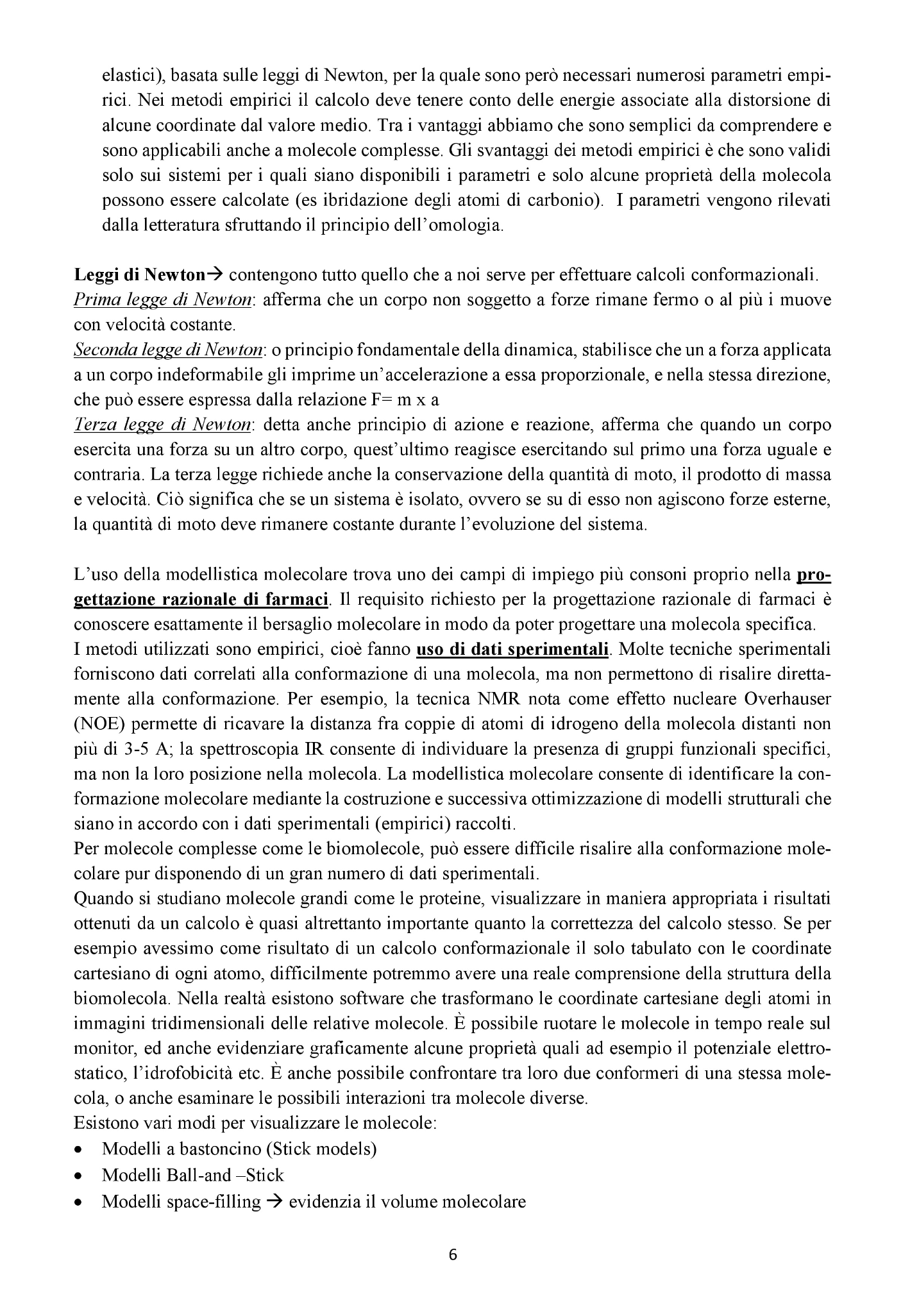 Progettazione e Sintesi delle Bio Molecole