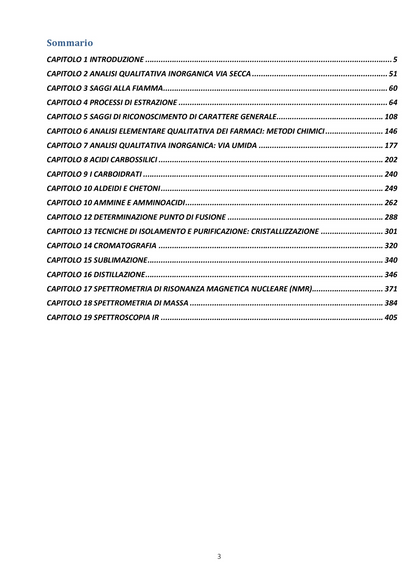 Analisi dei Medicinali