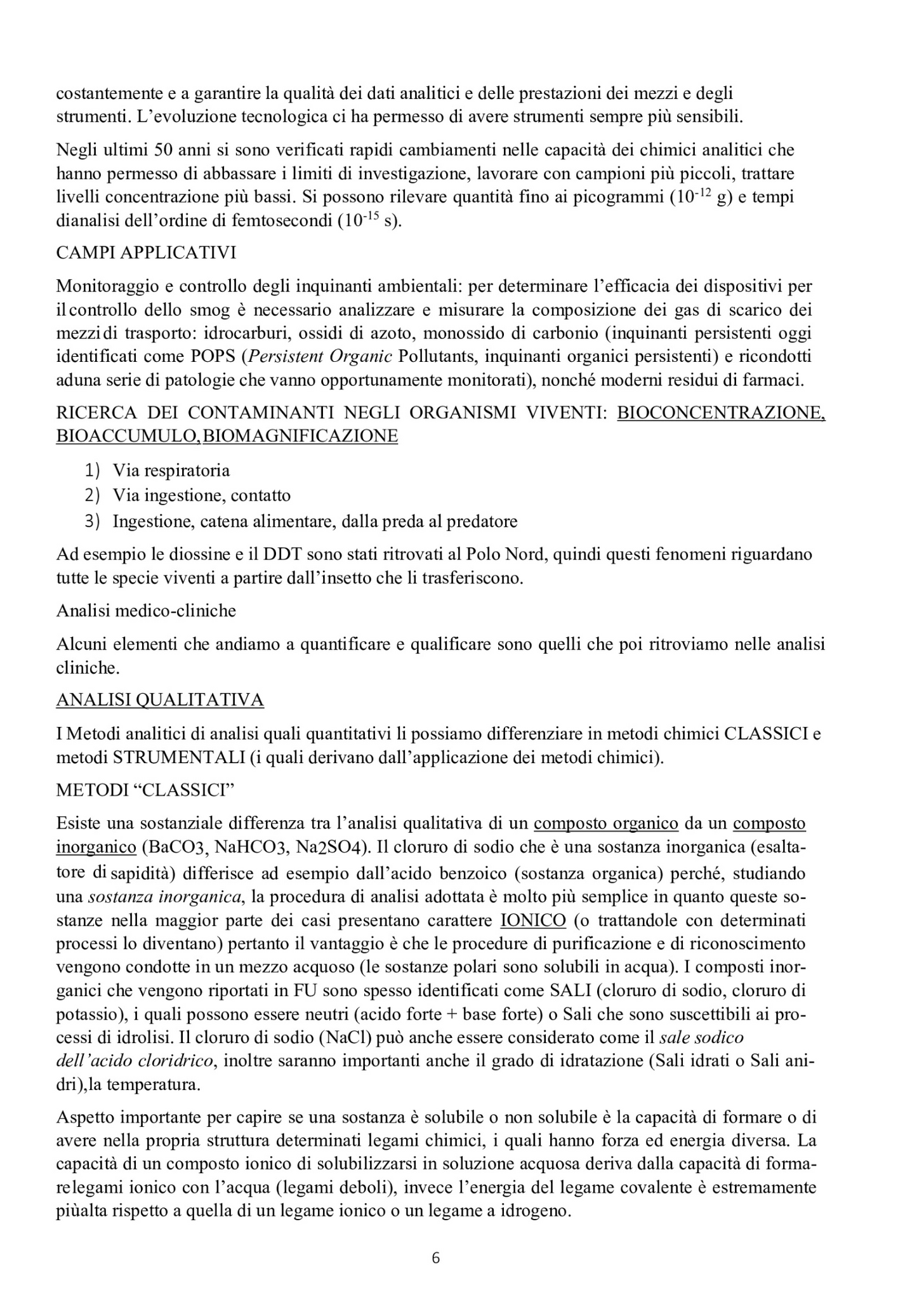 Analisi dei Medicinali