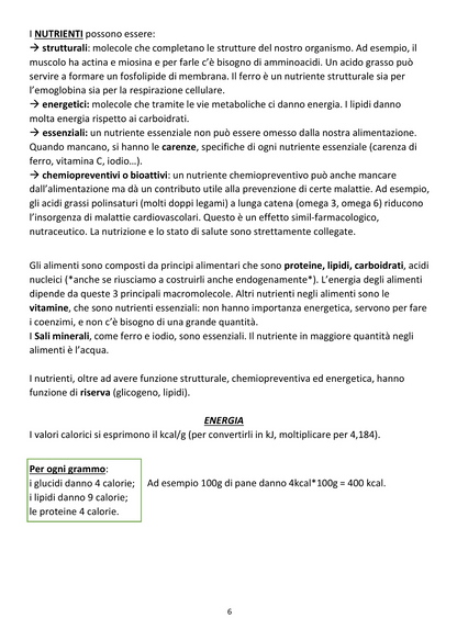 Biochimica della Nutrizione