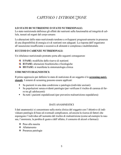 Diagnostica Nutrizionale