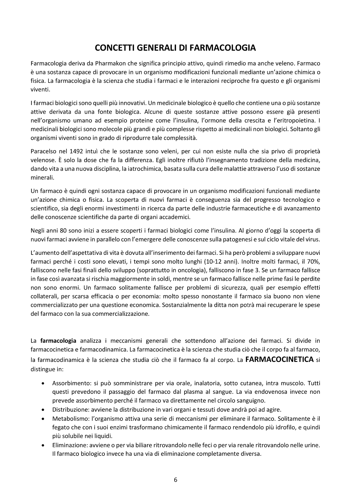 Farmacologia Generale