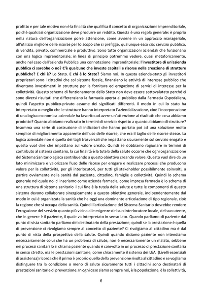 Management della Farmacia