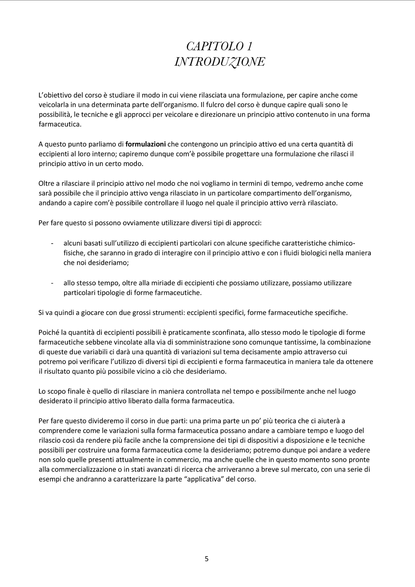 Veicolazione e Direzionamento dei Farmaci